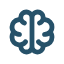 An icon illustrating a brain.
